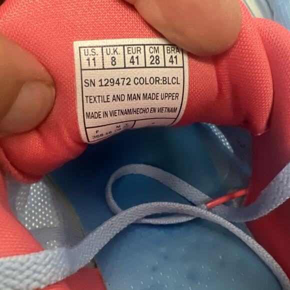 Skechers Max Cushioning Endevour Womens Size 11 Blue Running Shoes Sneakers - Picture 9 of 12